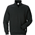 Sweatshirt med kort lynlås 7607
