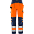 High vis Grønne håndværkerbukser klasse 2 2641 GPLU