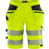 High vis Green håndværker stretch shorts klasse 2 2646 GSTP
