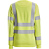 Flammehæmmende High-Vis langærmet dame T-shirt, klasse 3/2