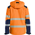Hi-vis letvægtsforet vinter softshelljakke