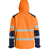 Hi-vis letvægtsforet vinter softshelljakke
