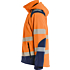 Hi-vis letvægtsforet vinter softshelljakke