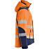 Hi-vis letvægtsforet vinter softshelljakke