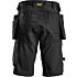 AllroundWork, stretch dameshorts med hylsterlommer