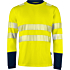 6014 T-shirt Langærmet En Iso 20471 Klasse 3/2