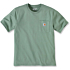 Afslappet pasform tungvægts kortærmet k87 lomme t-shirt