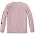 Loose fit tungvægts langærmet grafisk t-shirt med logoærmer