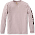 Loose fit tungvægts langærmet grafisk t-shirt med logoærmer