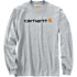 Afslappet pasform, tung, langærmet grafisk t-shirt med logo