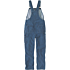 Denim hagesmæk i løs pasform